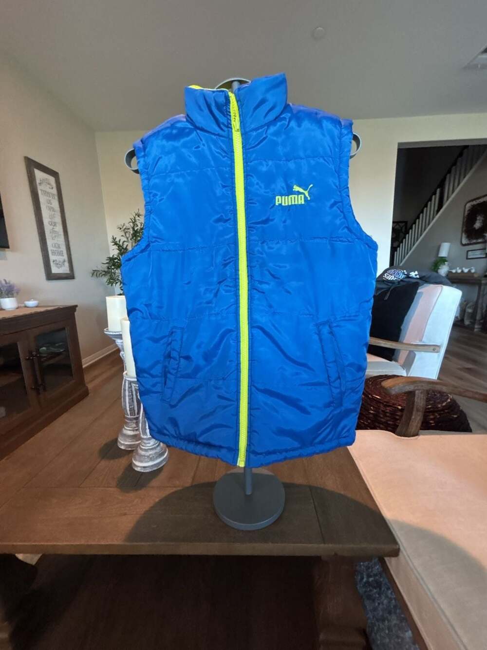 Boys Large reversible, puma vest